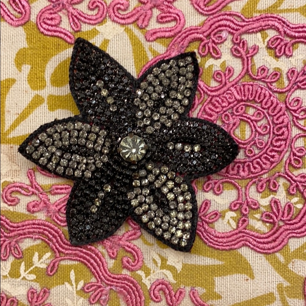 Anthropologie beaded hair clip